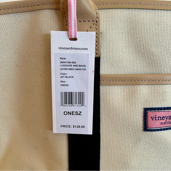 Vineyard Vines Beige and Black Women's Bag - Picture 3 of 9